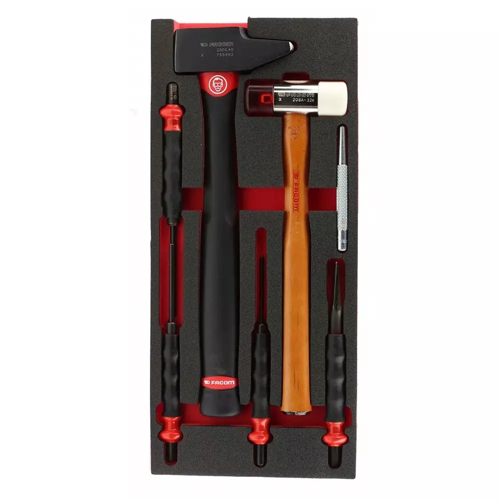 Facom 7 Piece Maintenance Tool Kit with Foam Inlay, MODM.MI6PB