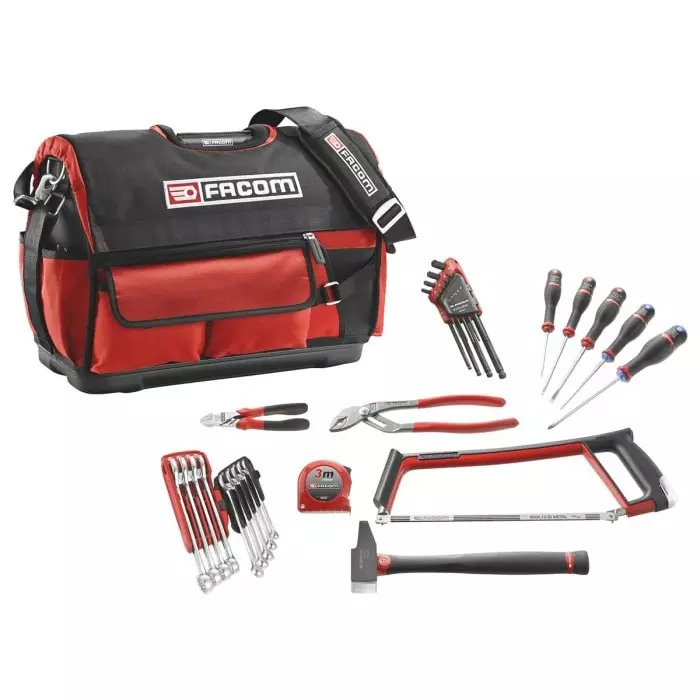 Facom 29 Piece Engineers Tool Kit with Case, CM.FC29PF