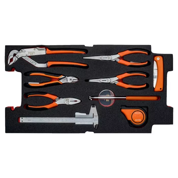 Bahco 194 Piece Heavy Duty Rigid Case General Purpose Tool Kit with Box, 4750RCHDW01FF3