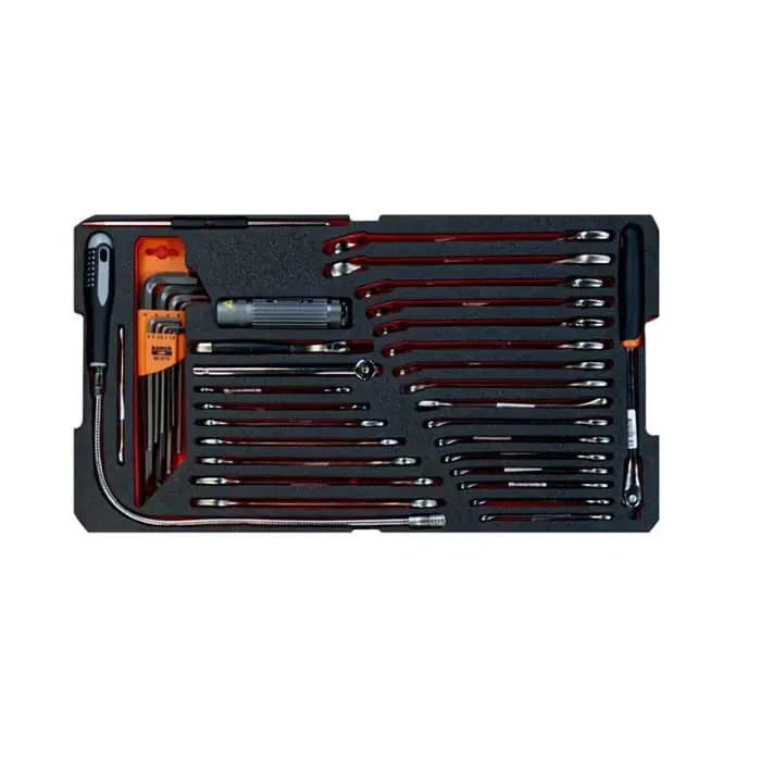 Bahco 194 Piece Heavy Duty Rigid Case General Purpose Tool Kit with Box, 4750RCHDW01FF3