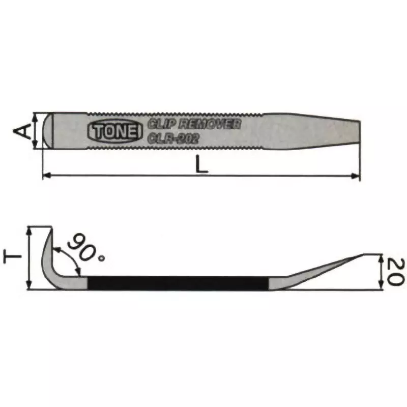 TONE Clip Remover 180 mm Length, CLR-202