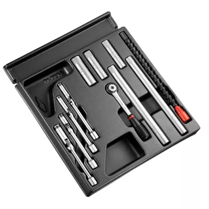 Facom 11 Piece Tool Kit with Case, MOD.BJ-GM