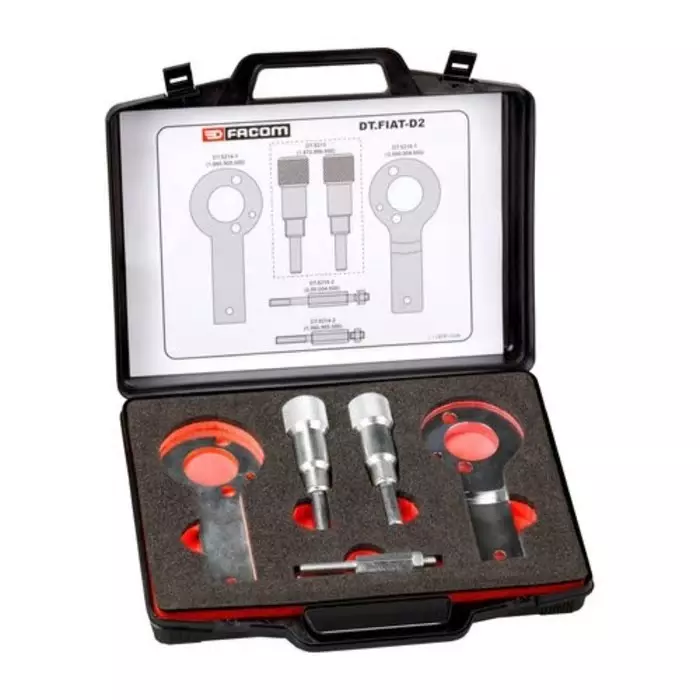 Facom 5 Piece Fiat Timing Kit Tool Kit, DT.FIAT-D2