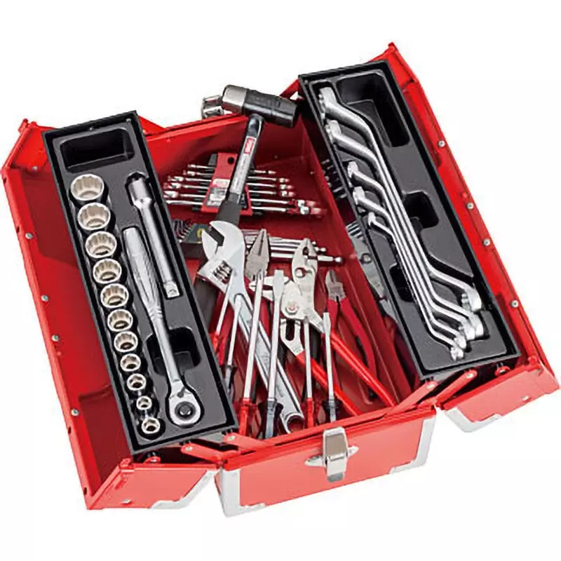 TONE Tool Set Tss460 12.7 mm Square Drive, TSS460SV (Set of 46 Pcs)