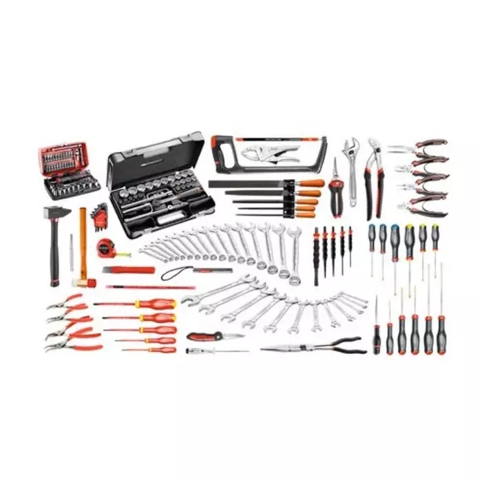 Facom 165 Piece Industrial Maintenance Tool Set Tool Kit, 2074.M130A