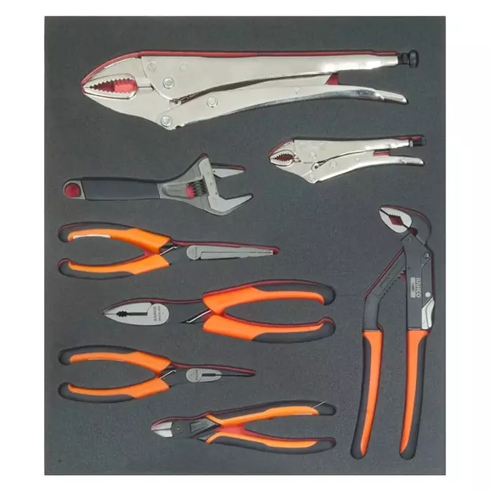 Bahco 8 Piece  mAintenance Tool Kit with Foam Inlay, FF1F4001