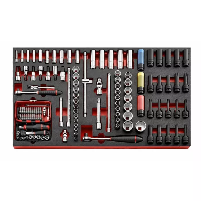 Facom 38 Piece Scocket Tool Set Socket Set with Case, MODM.XL1PF