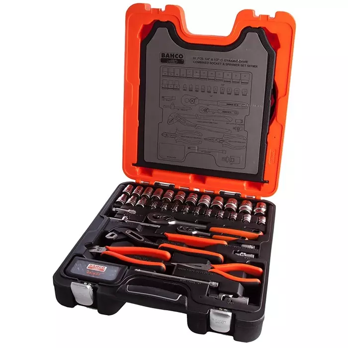 Bahco 81 Piece Electro-Mechanical Tool Kit, S81MIX