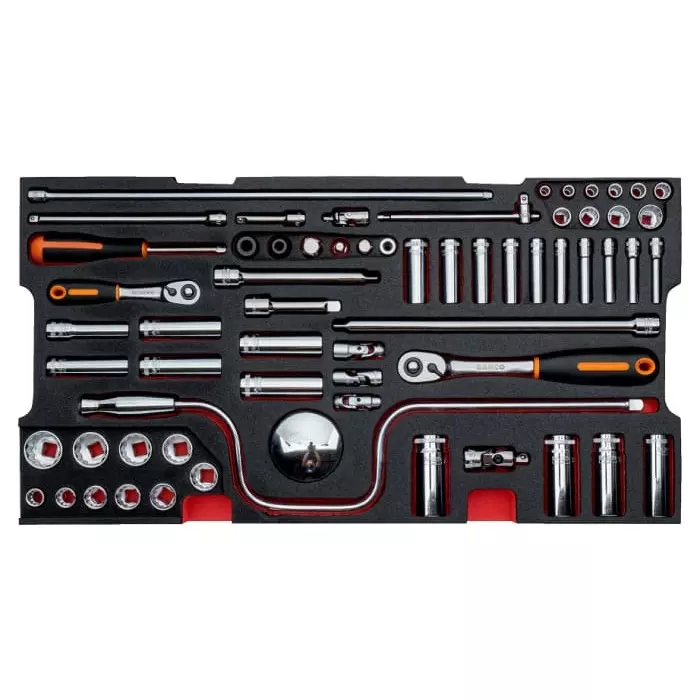 Bahco 159 Piece Heavy Duty Rigid Case Aviation Tool Kit with Case, 4750RCHDW01FF2