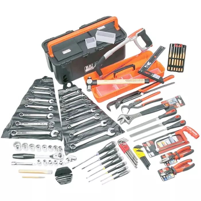 Bahco 86 Piece Engineers Tool Kit with Box, 4730