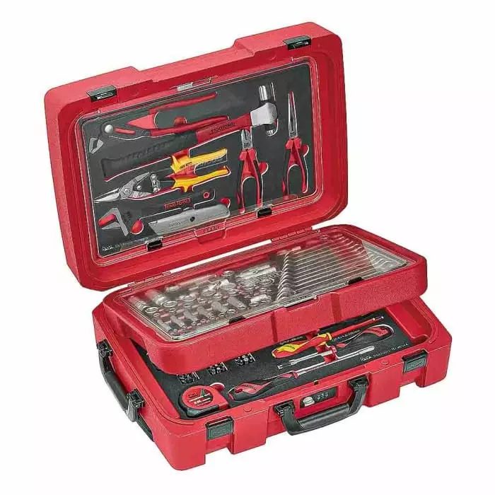 Teng Tools 118 Piece Automotive Tool Kit with Case, SCE2