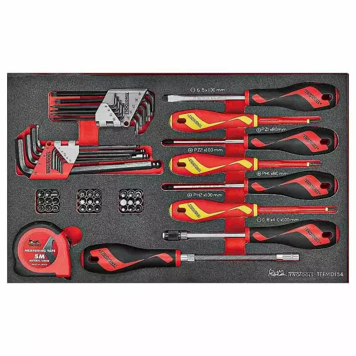 Teng Tools 118 Piece Automotive Tool Kit with Case, SCE2