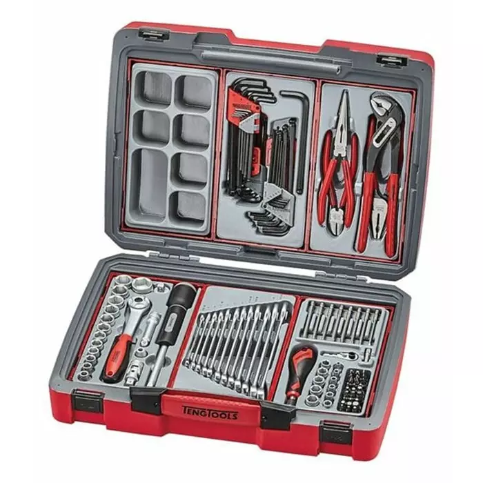 Teng Tools 144 Piece General Tool Kit Tool Kit with Box, TC-6T01