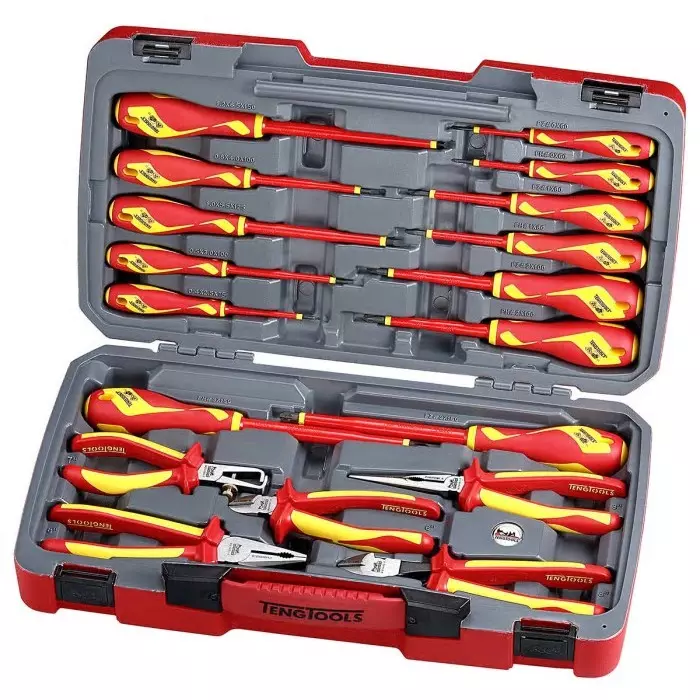 Teng Tools 18 Piece Automotive Tool Kit with Case, TV18N