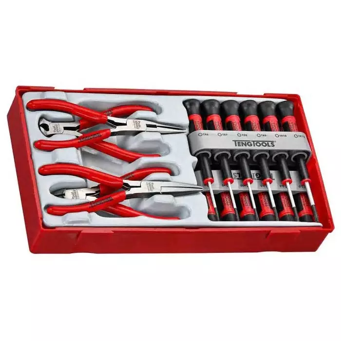 Teng Tools 16 Piece Automotive Tool Kit with Case, TTMI16