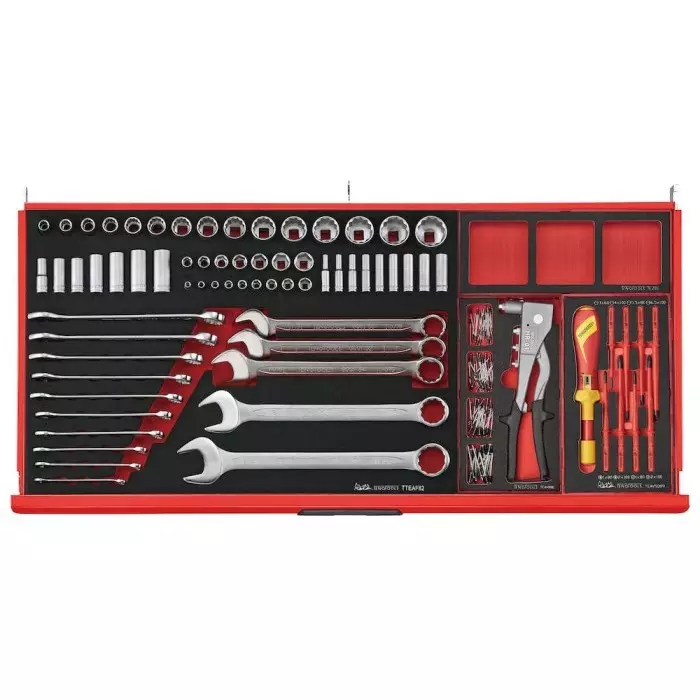 Teng Tools 846 Piece Automotive Tool Kit Tool Kit with Foam Inlay, VDE Approved, TC mmE846N
