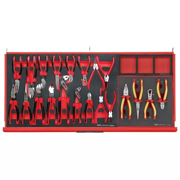 Teng Tools 846 Piece Automotive Tool Kit Tool Kit with Foam Inlay, VDE Approved, TC mmE846N
