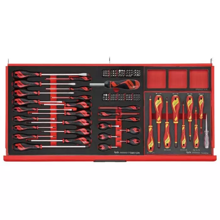 Teng Tools 846 Piece Automotive Tool Kit Tool Kit with Foam Inlay, VDE Approved, TC mmE846N