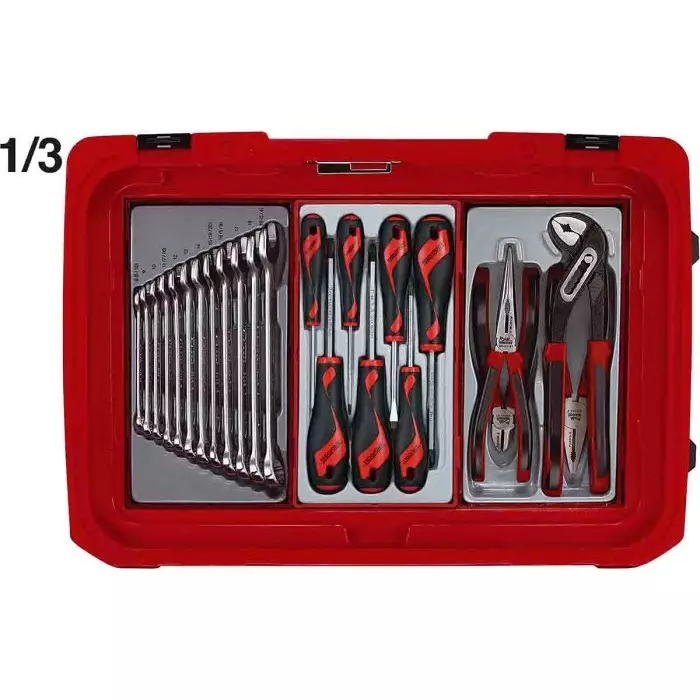 Teng Tools 100 Piece Automotive Tool Kit with Case, SC04