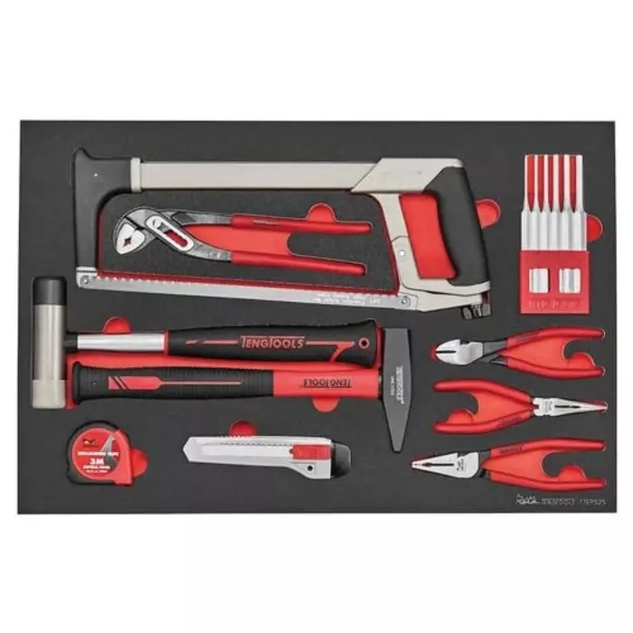 Teng Tools 25 Piece General Tool Set Tool Kit with Foam Inlay, TTEPS25