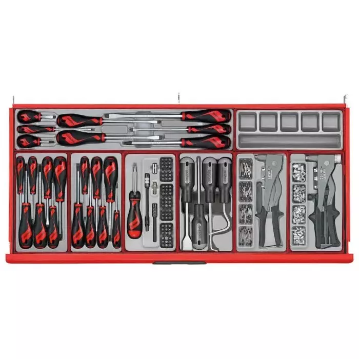 Teng Tools 1034 Piece Automotive Tool Kit Tool Kit with Foam Inlay, VDE Approved, TC mm1034N