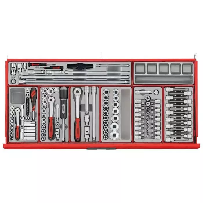 Teng Tools 1034 Piece Automotive Tool Kit Tool Kit with Foam Inlay, VDE Approved, TC mm1034N
