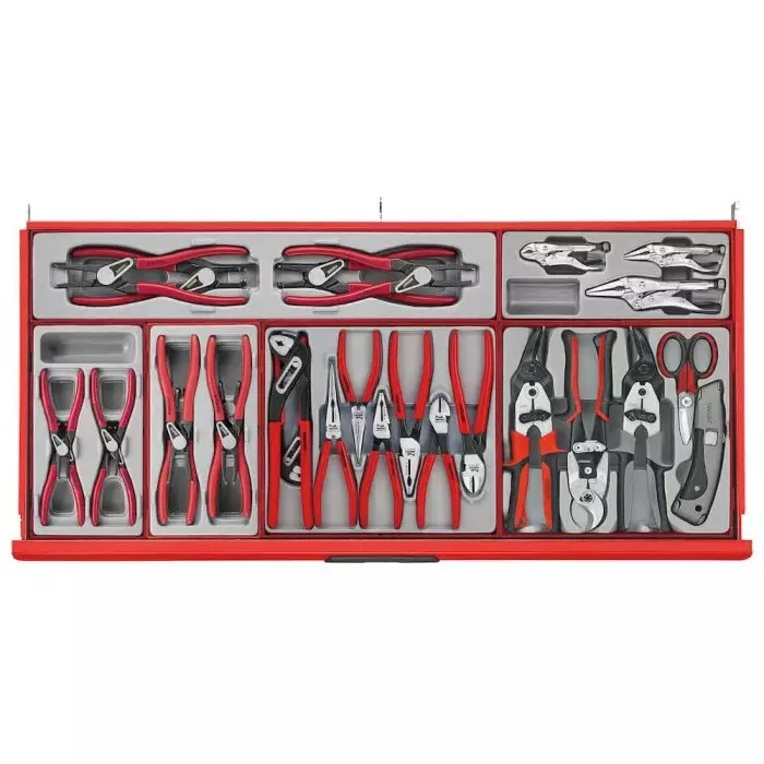 Teng Tools 1034 Piece Automotive Tool Kit Tool Kit with Foam Inlay, VDE Approved, TC mm1034N