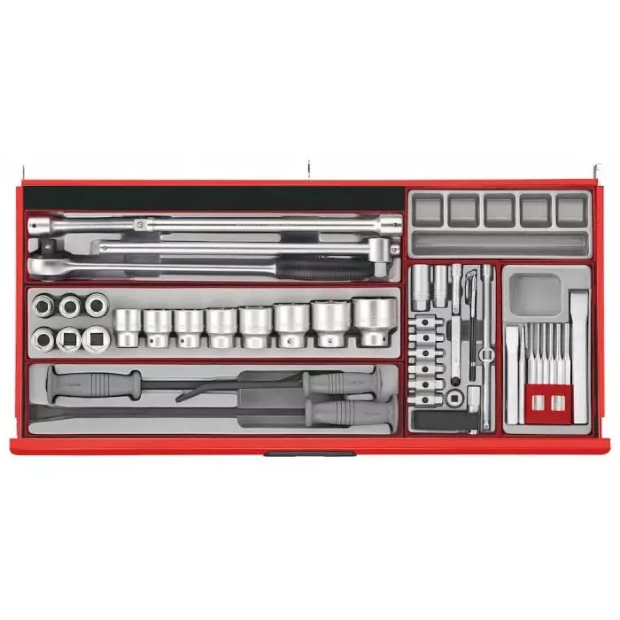 Teng Tools 1034 Piece Automotive Tool Kit Tool Kit with Foam Inlay, VDE Approved, TC mm1034N