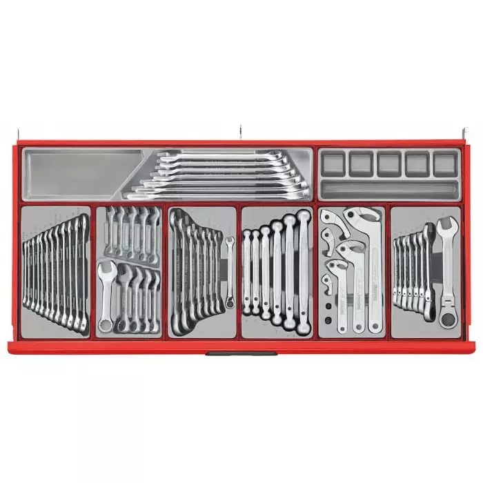 Teng Tools 1034 Piece Automotive Tool Kit Tool Kit with Foam Inlay, VDE Approved, TC mm1034N