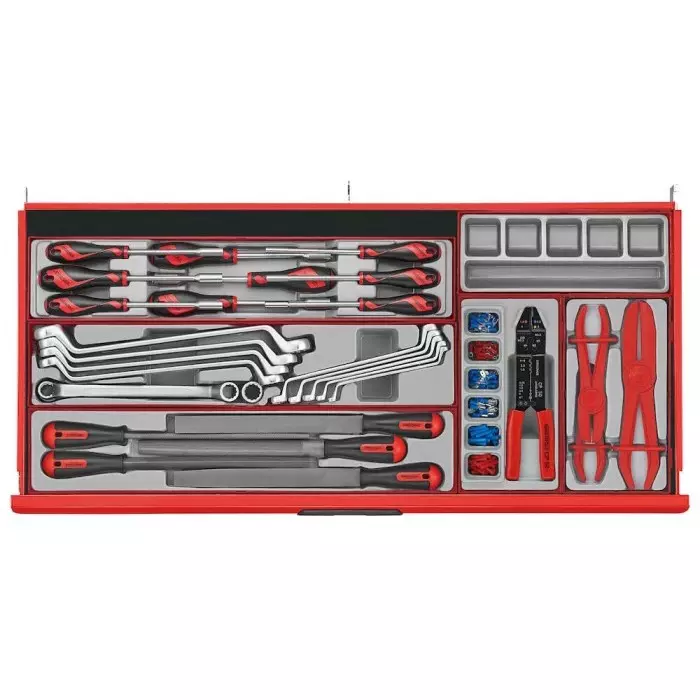 Teng Tools 1034 Piece Automotive Tool Kit Tool Kit with Foam Inlay, VDE Approved, TC mm1034N