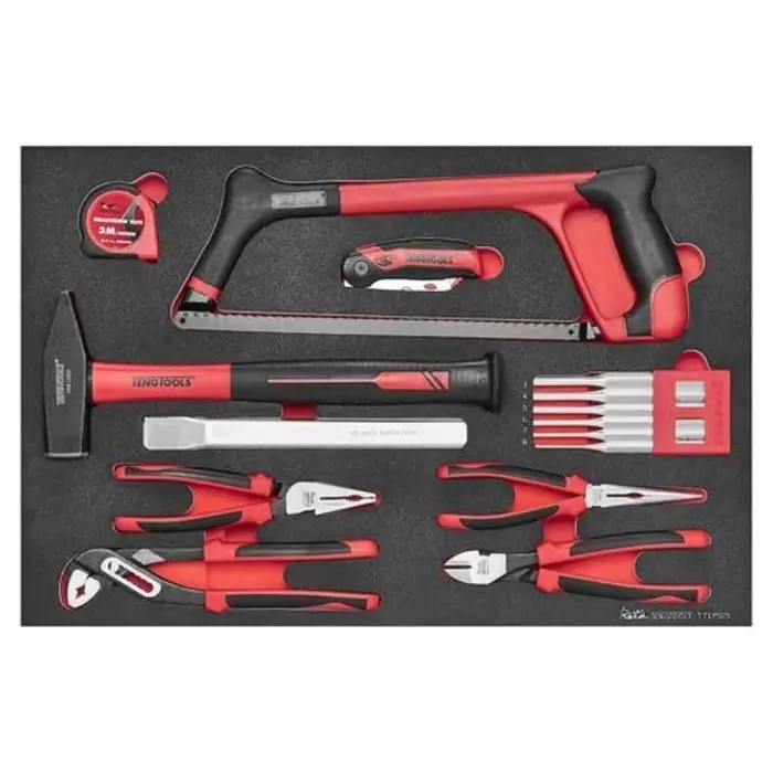 Teng Tools 15 Piece General Tool Set Tool Kit with Foam Inlay, TTEPS15