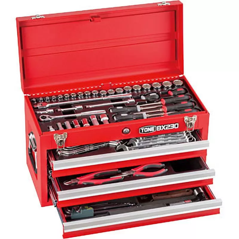 TONE Tool Set Tsa350 9.5 mm Square Drive, TSA350SV (Set of 72 Pcs)