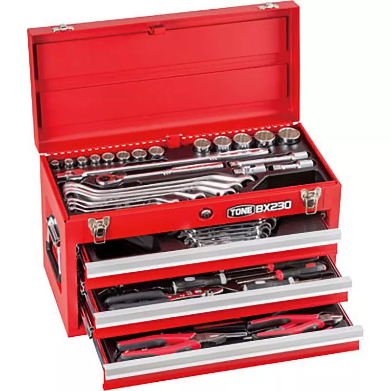 TONE Tool Set Tss450 12.7 mm Square Drive, TSS450BK (Set of 62 Pcs)