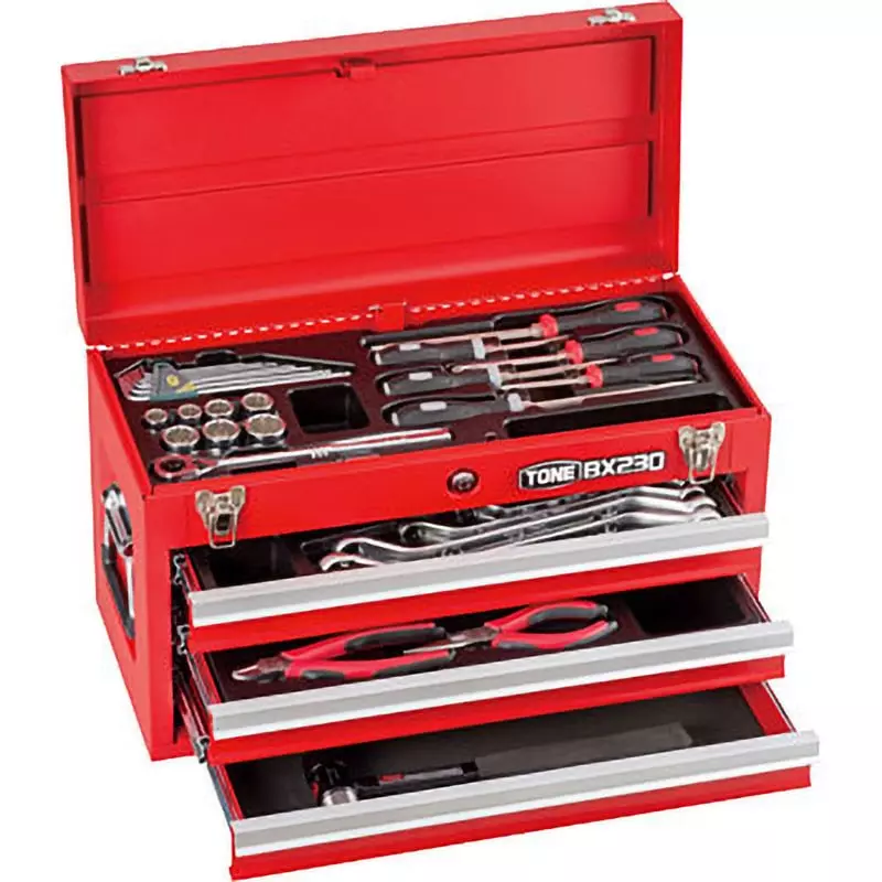 TONE Tool Set Bx230 Specification Tss452 12.7 mm Square Drive, TSS452SV (Set of 37 Pcs)