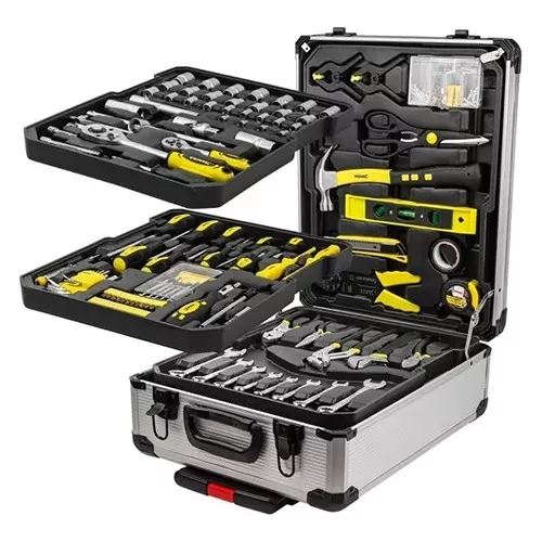 WMC Tools 246 Pcs Tool Set Chrome Vanadium Steel Body for DIY, Domestic & Professional Use, WMC-40246