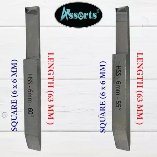 Assorts Double End External & Threading Tool Set High Speed Steel M2 10x10 mm Shank