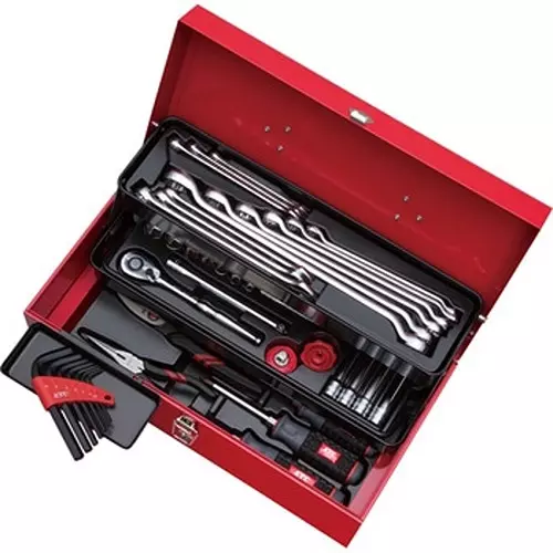 Ktc Tool Set Kit in Red Case 9.5 mm Sq. Drive, SK3435S (Pack of 43)