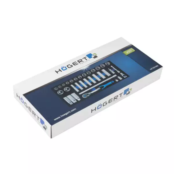 hogert-technik-33-pcs-ratchet-tool-set-eva-insert-38-inch-95-mm-drive-size-and-chrome-vanadium-alloy-steel-body-ht7g165