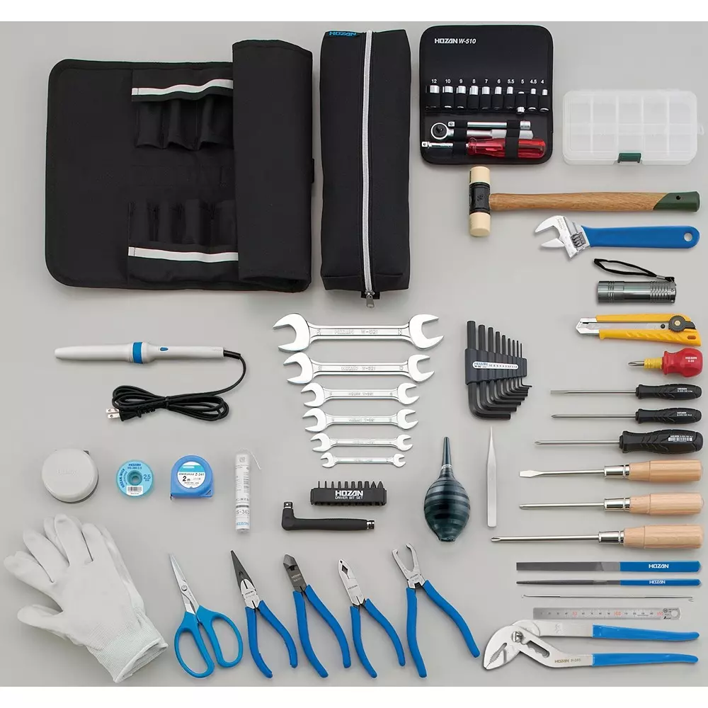 HOZAN 49 Pcs Tool Set, S-221-230