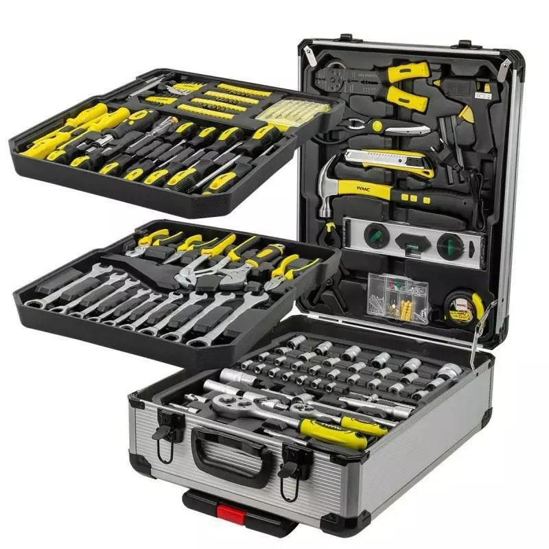 WMC Tools 287 Pcs Tool Set Chrome Vanadium Steel Body for DIY, Domestic & Professional Use, WMC-40287