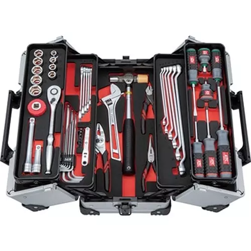 Ktc Tool Set Double Opening Metal Case Type 12.7 mm Sq. Drive, SK4520WZ