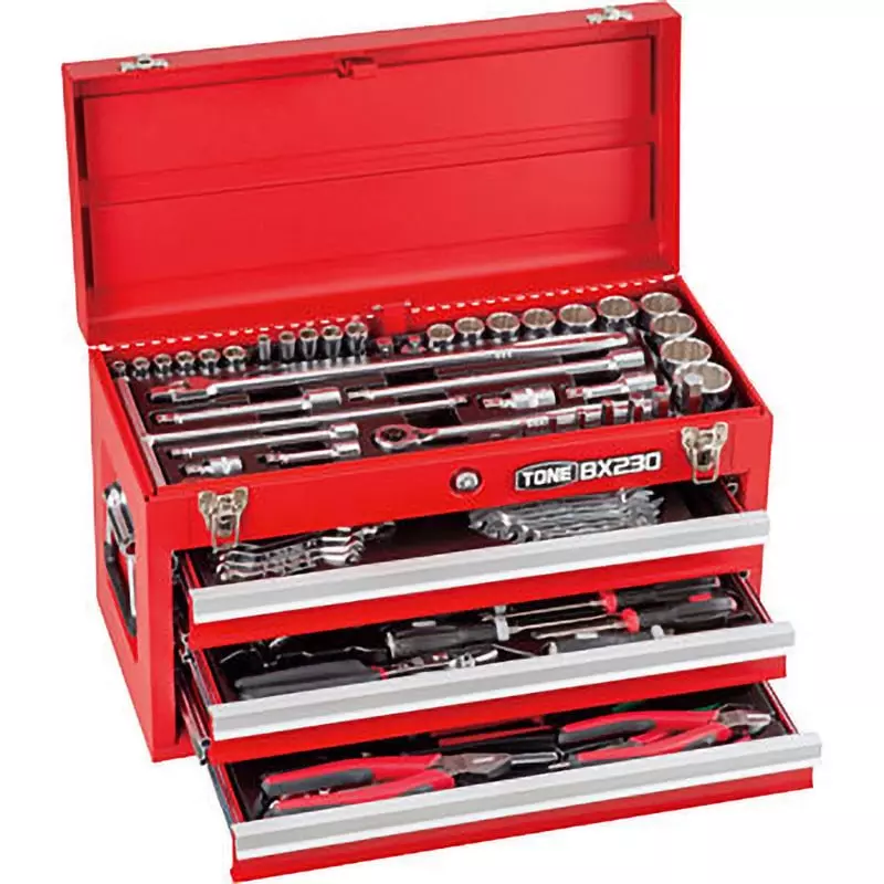 TONE Tool Set Tsx950 9.5.12.7 mm Square Drive, TSX950SV (Set of 86 Pcs)