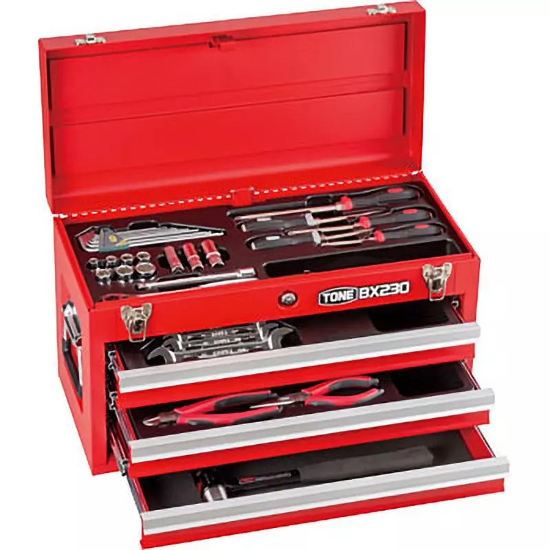 TONE Tool Set Bx230 Specification Tsa352 9.5 mm Square Drive, TSA352SV (Set of 38 Pcs)