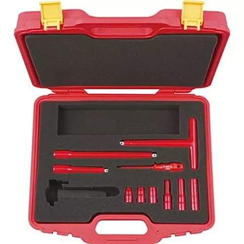 Ktc Insulated Tool Set Sockets T-Handle Drivers 9.5 mm Sq. Drive, ZTB310A (Pack of 10)
