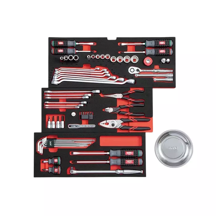 Ktc Tool Set Chest Type 9.5 mm Sq. Drive, SK3661XS