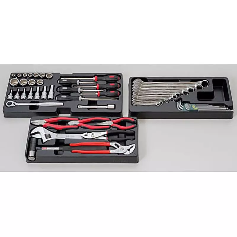 TONE Tool Set Tsh4509 12.7 mm Square Drive, TSH4509BK (Set of 53 Pcs)