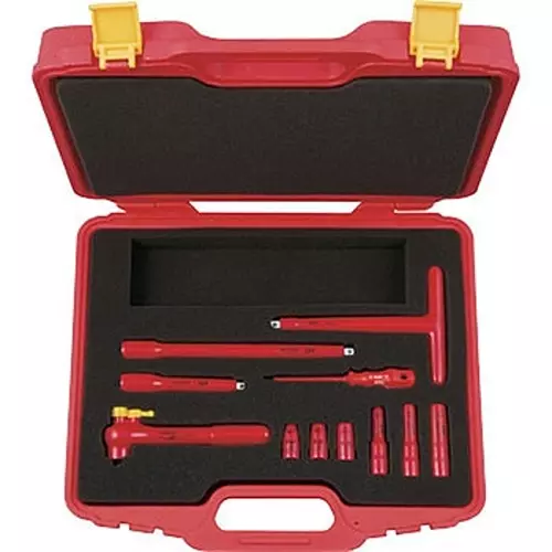 Ktc Insulated Tool Set Sockets Ratchet Drivers 9.5 mm Sq. Drive, ZTB311A (Pack of 11)