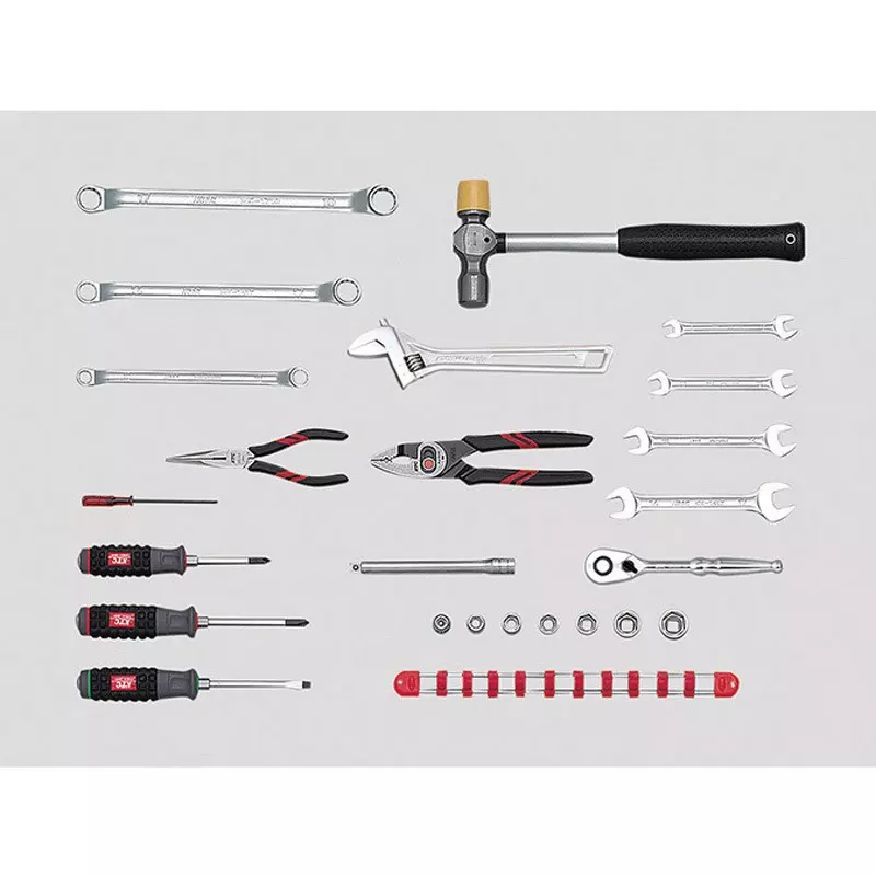 Ktc Tool Set Kit in Ek-5 Case Sockets Wrenches Pliers, SK3242S (Pack of 25)