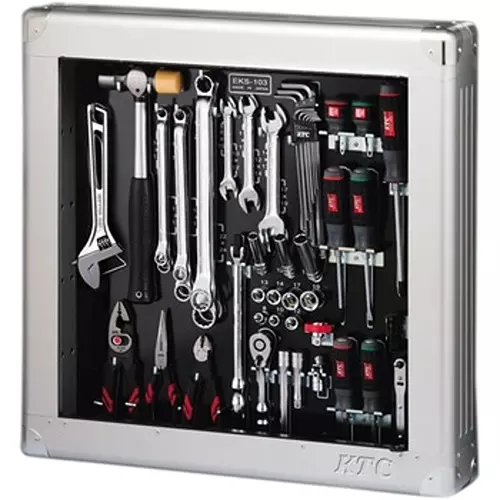 Ktc Tool Set Kit in Silver/Black Shutter Case, SK3561SS (Pack of 56)