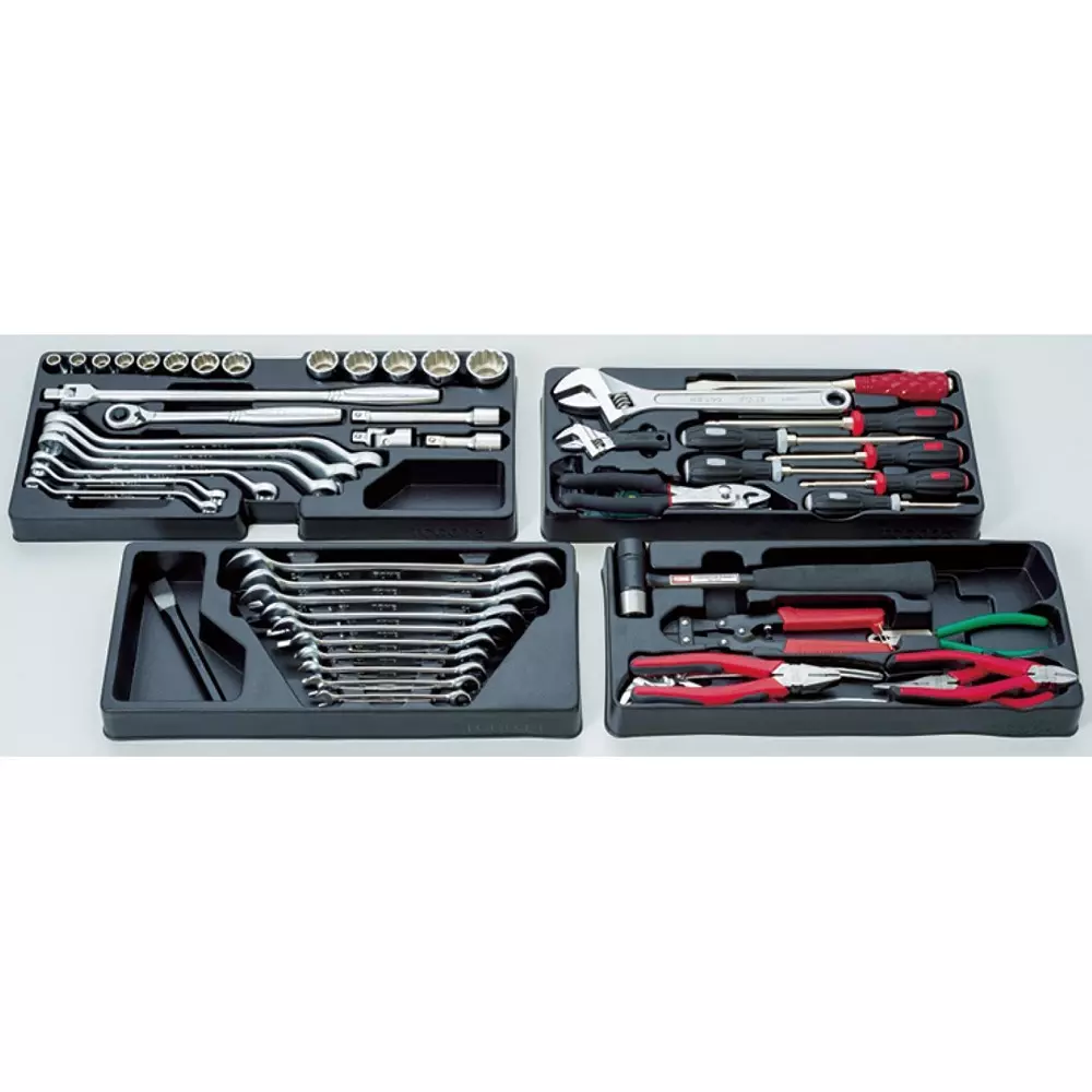 TONE Tool Set Tss450 12.7 mm Square Drive, TSS450SV (Set of 62 Pcs)